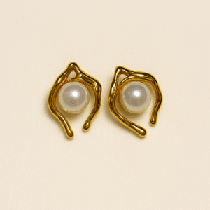 Liquid Pearl Earring
